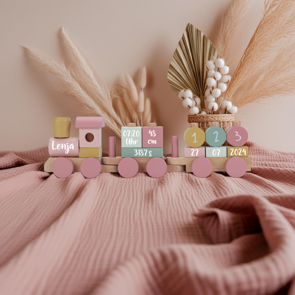 Holz-Zug Fairy Garden "Zur Geburt" | Little Dutch