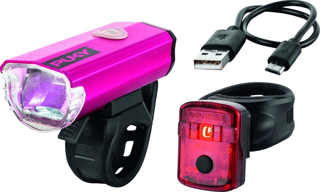 LED-verlichtingsset lampen LUMI roze | PUKY