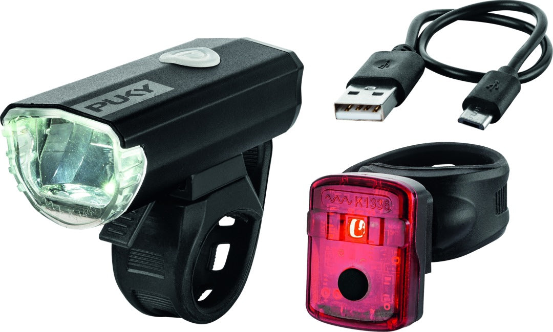 LED-verlichtingsset LUMI-lampen zwart | PUKY