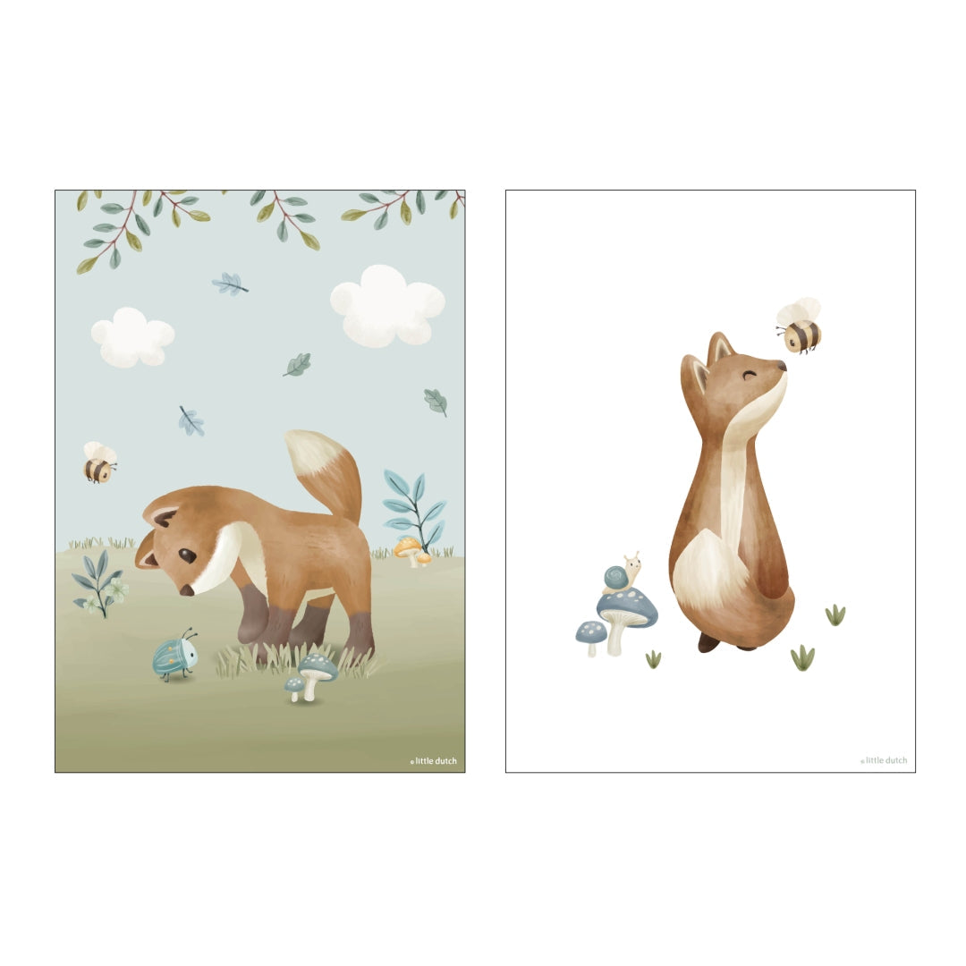 Poster Forest Friends A3 | Little Dutch