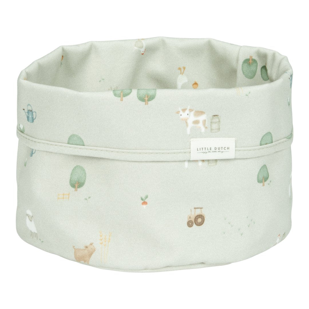 Round nursing basket - Little Farm | Little Dutch