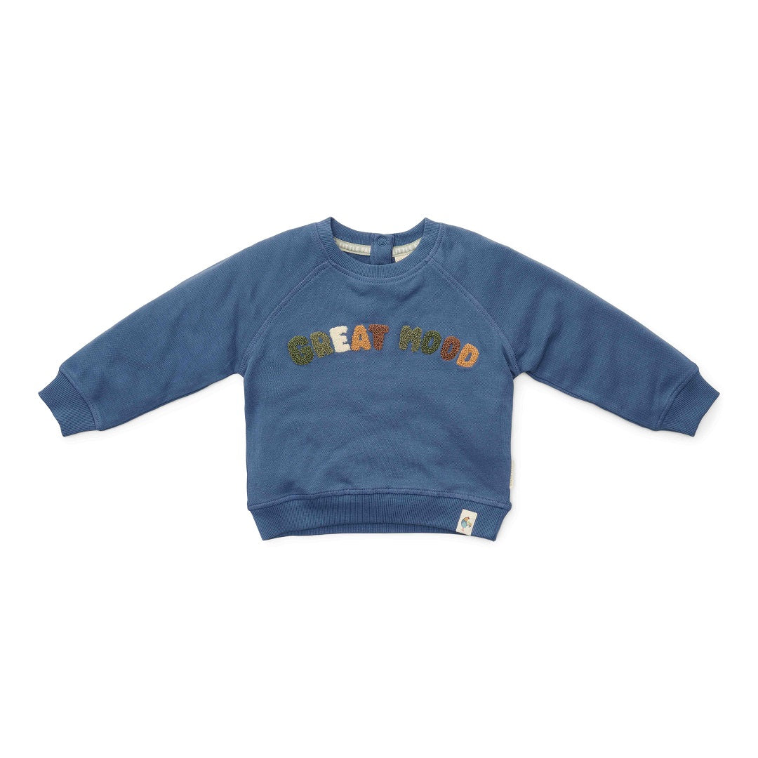 Sweater Dark Blue - 104 - Little Farm | Little Dutch