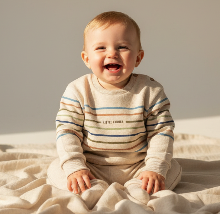 Pullover Sand - Little Farm | Little Dutch