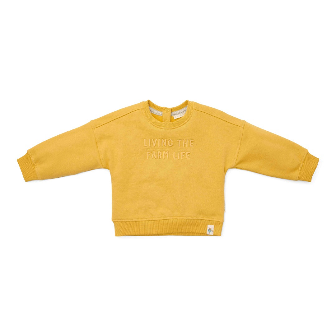 Sweater Mustard Yellow - Little Farm | Little Dutch