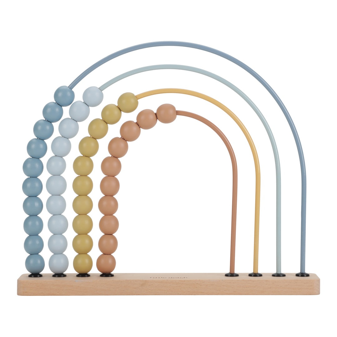 Regenboog Abacus Forest Friends Blauw | Little Dutch