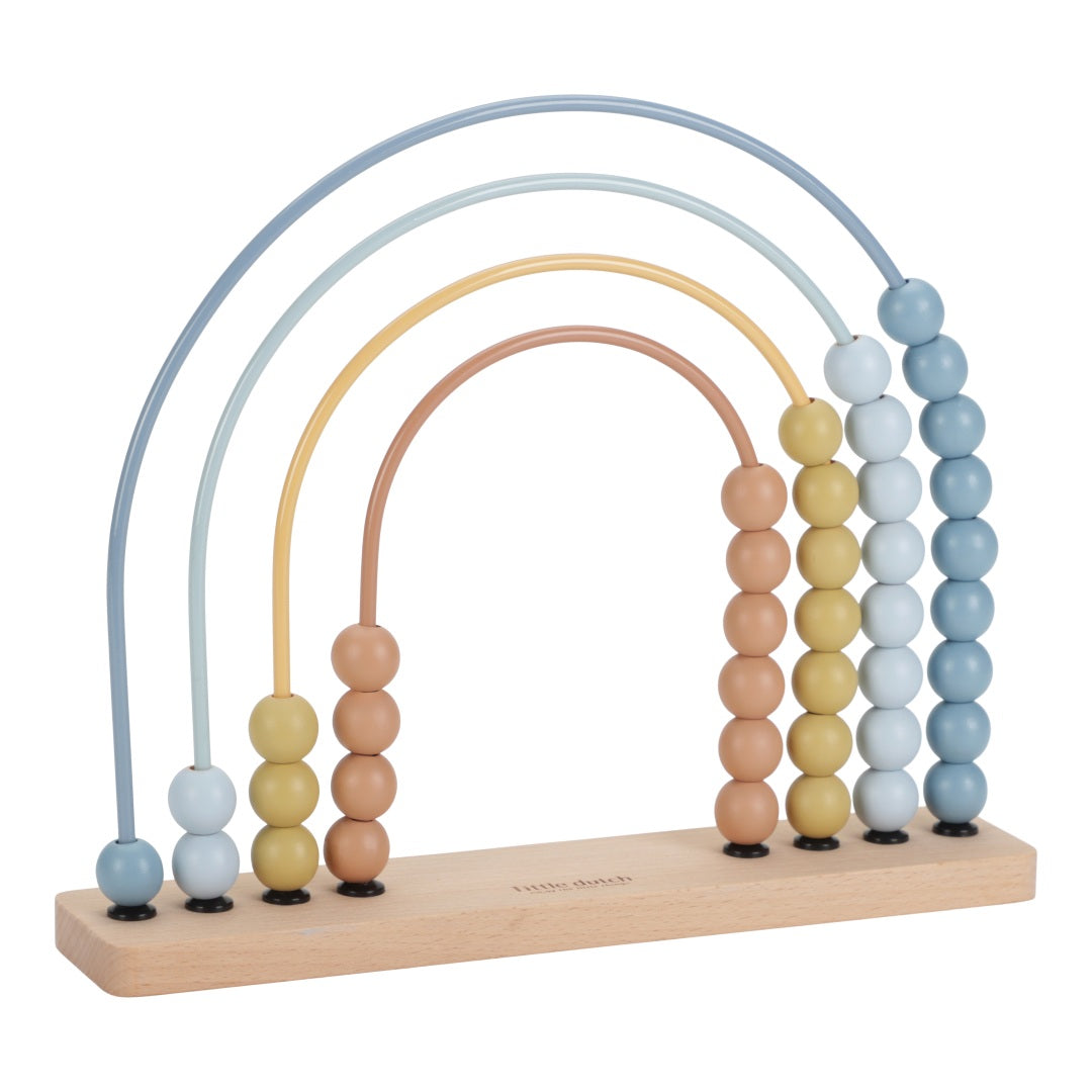 Regenboog Abacus Forest Friends Blauw | Little Dutch