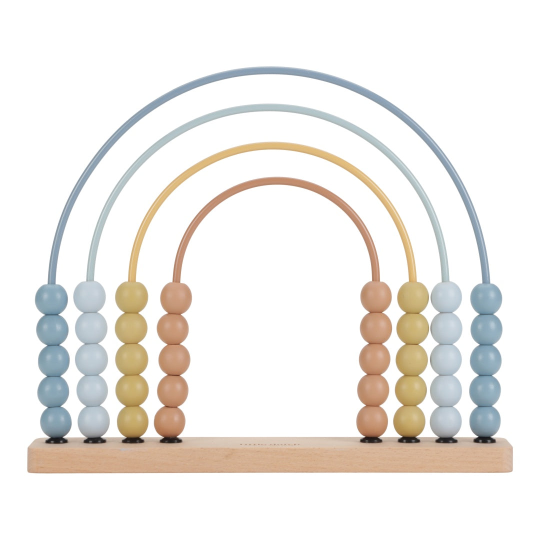 Regenboog Abacus Forest Friends Blauw | Little Dutch