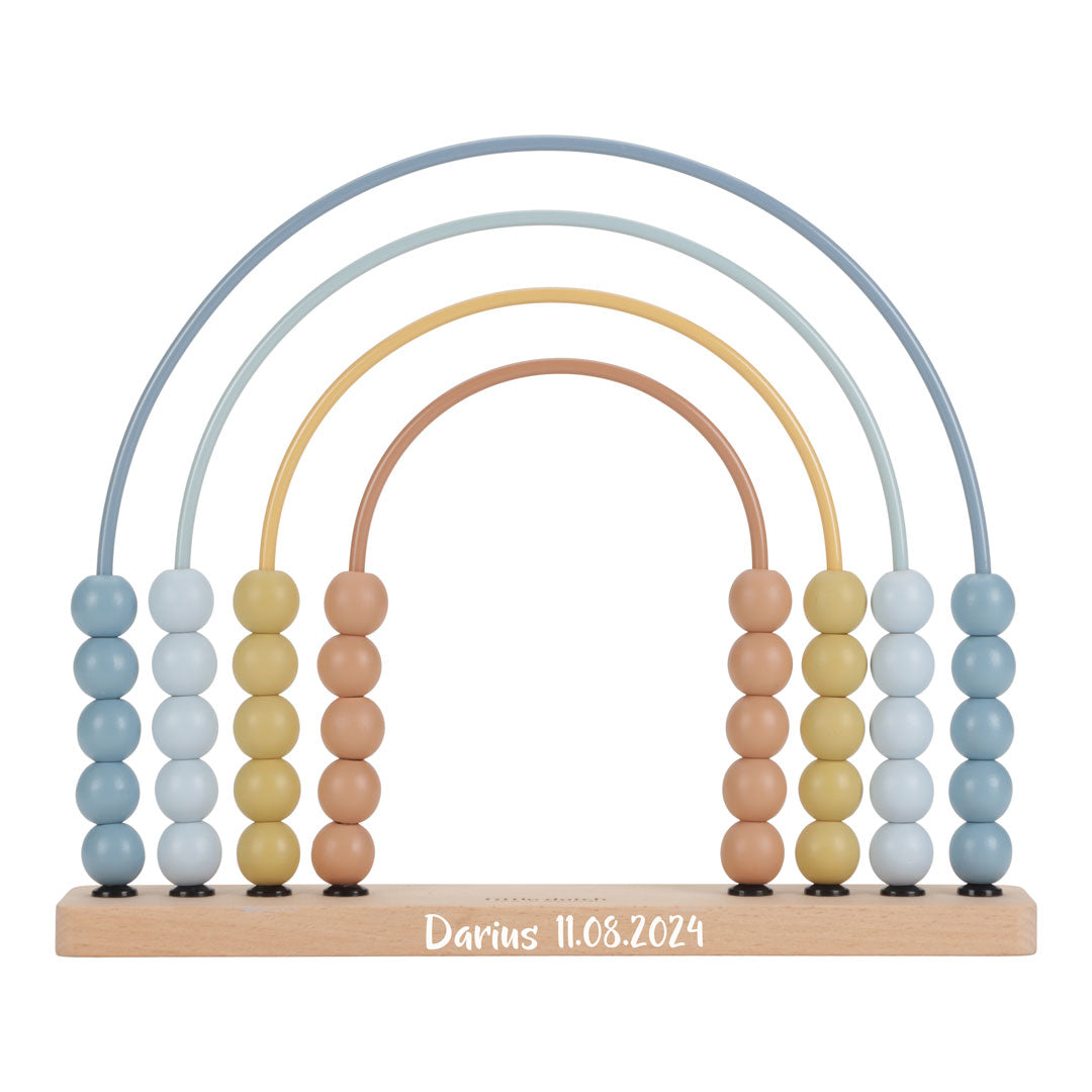 Regenboog Abacus Forest Friends Blauw | Little Dutch
