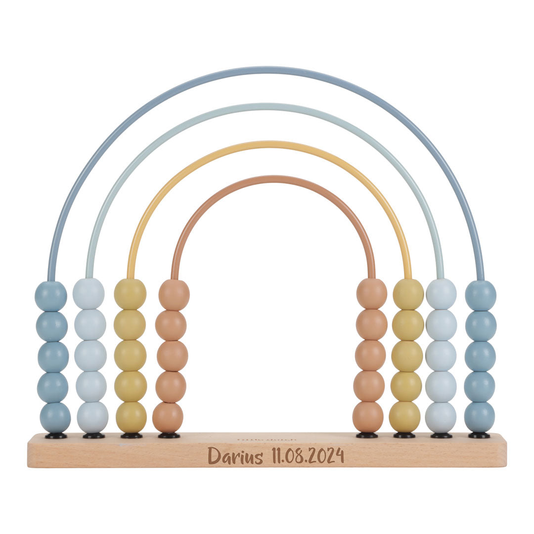 Regenboog Abacus Forest Friends Blauw | Little Dutch