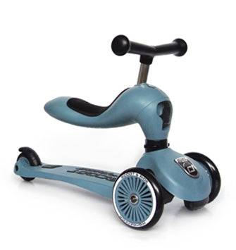Trottinette Highwaykick 1, bleu acier | Scoot & Ride