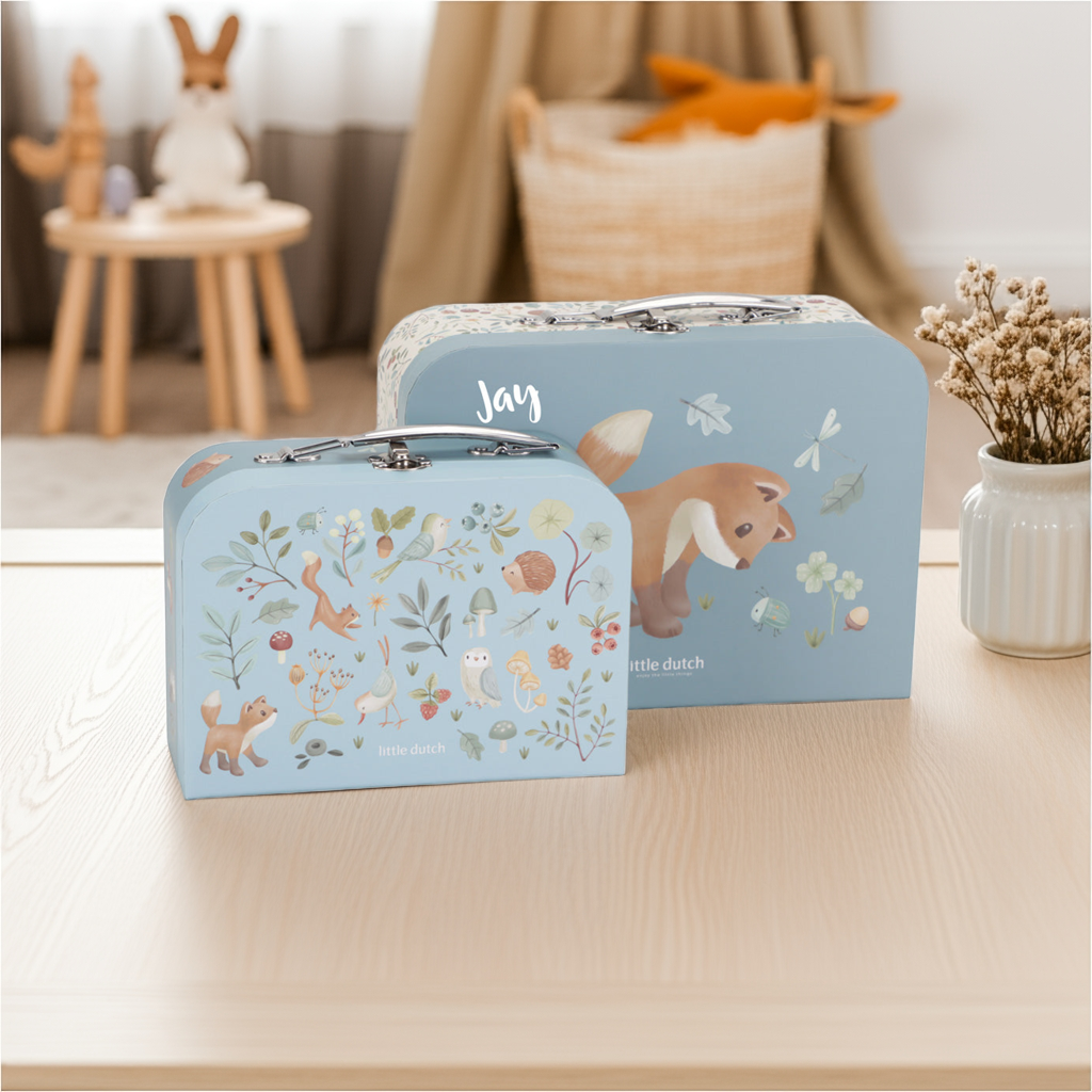 Kofferset Forest Friends Blau | Little Dutch