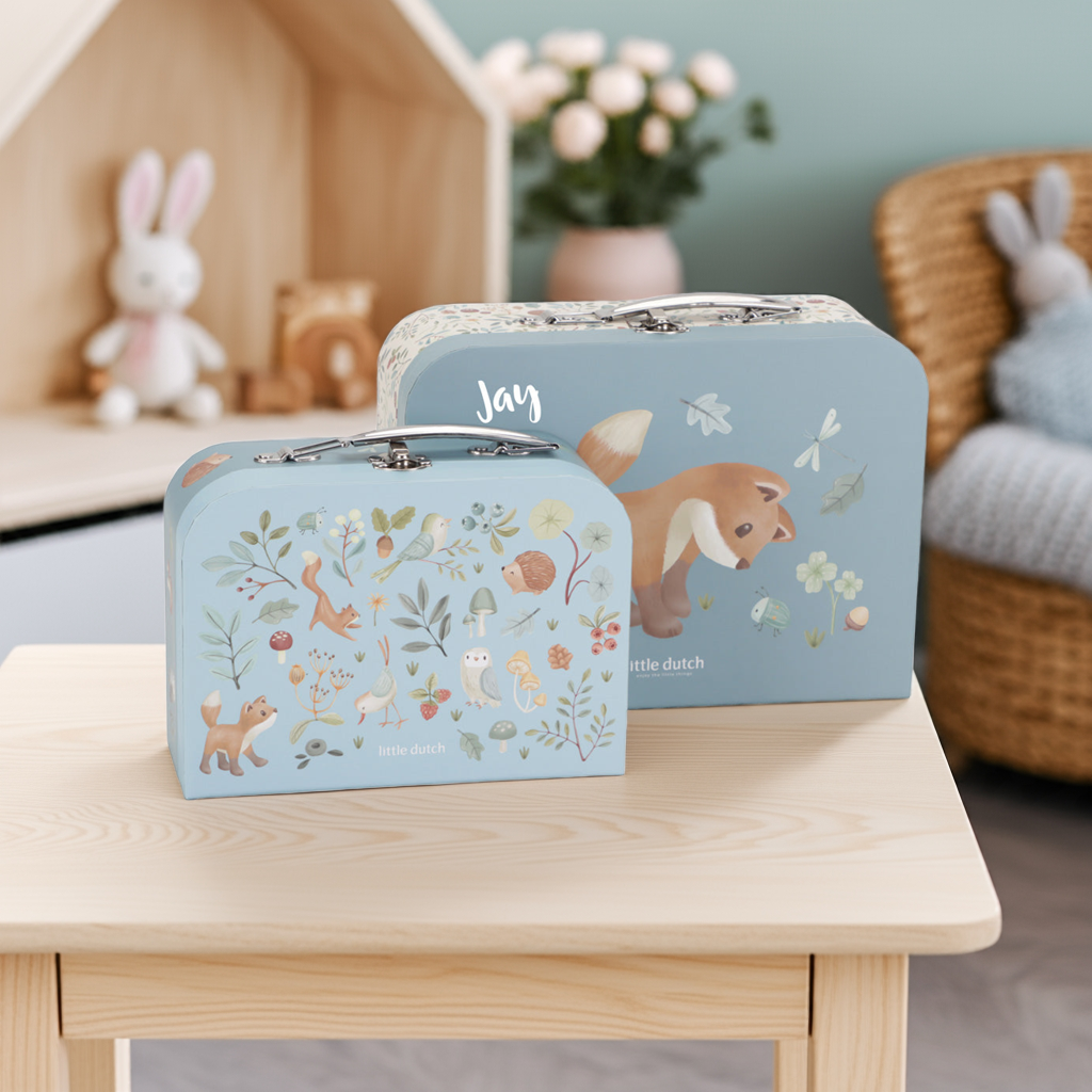 Kofferset Forest Friends Blau | Little Dutch