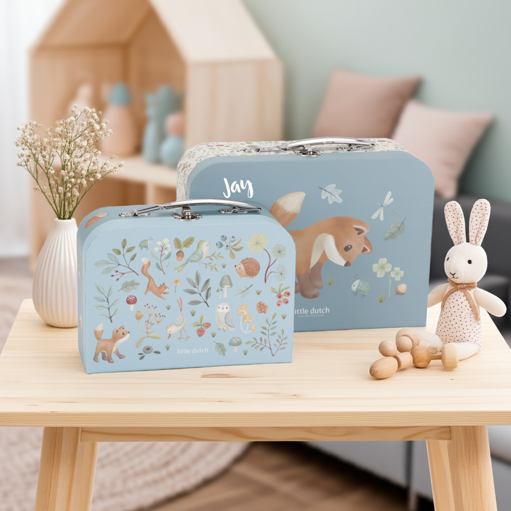 Kofferset Forest Friends Blau | Little Dutch