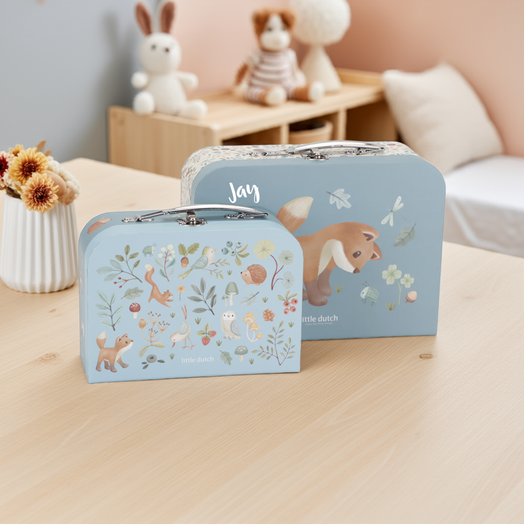Kofferset Forest Friends Blau | Little Dutch