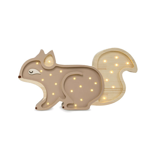 Lampe Eichhörnchen, Holz cappuccino | Little Lights
