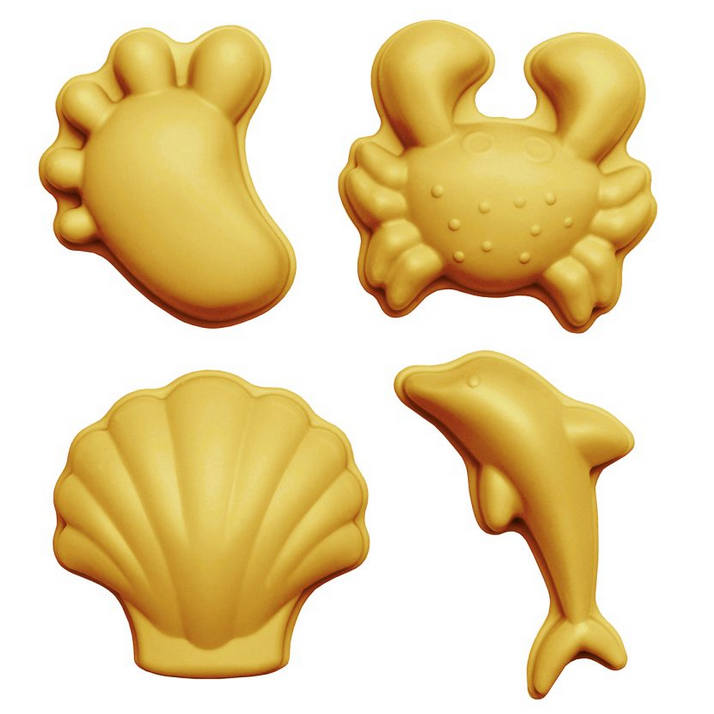 Sand molds silicone yellow | Scrunch