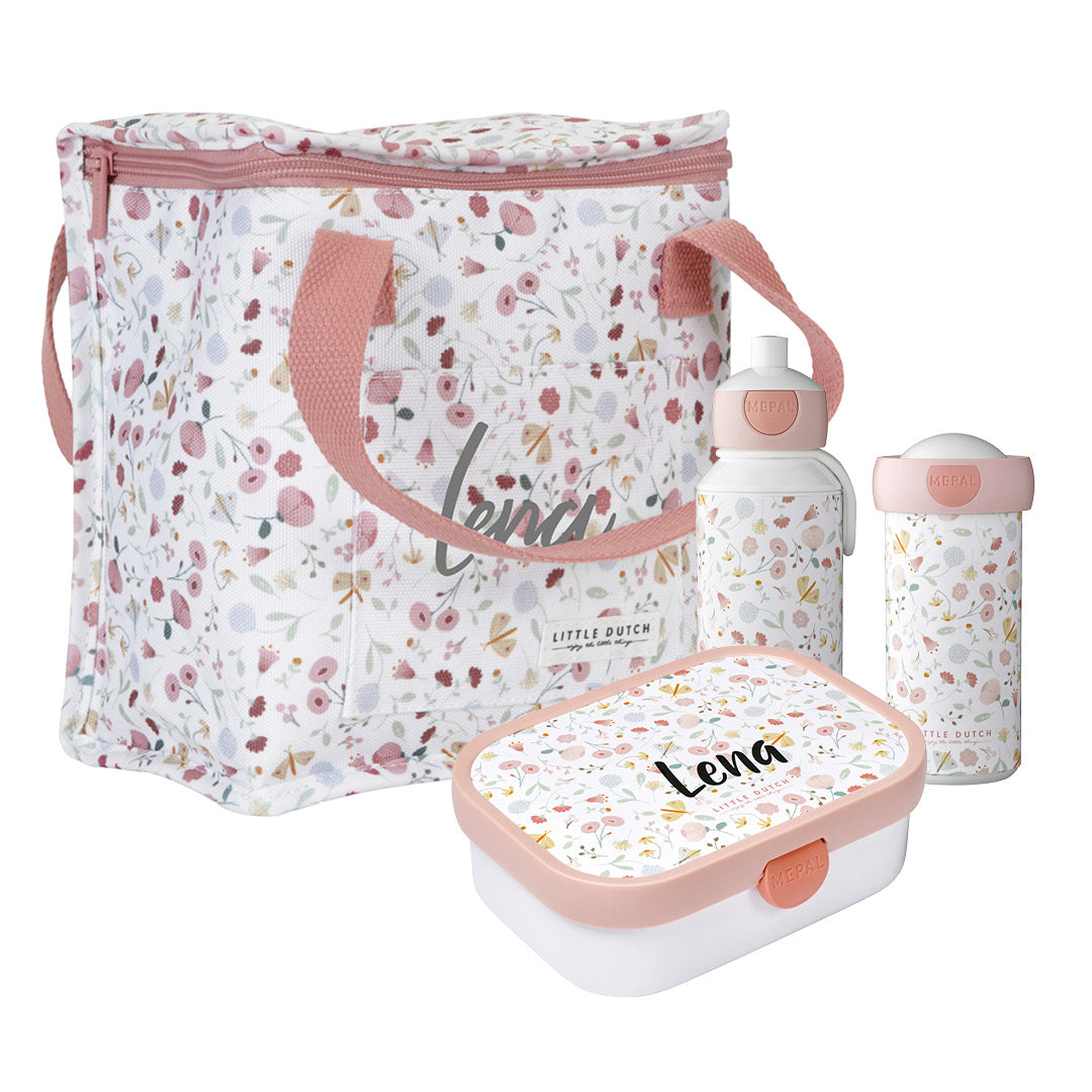 Break set L, Flowers & Butterflies | Litte Dutch x Mepal