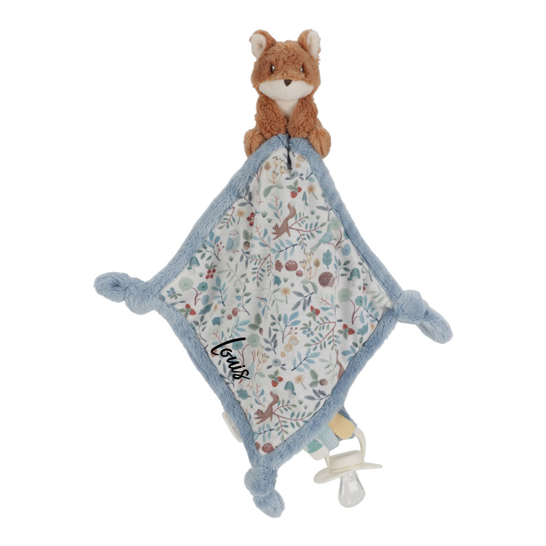 Knuffeldoekje print vos Forest Friends | Little Dutch