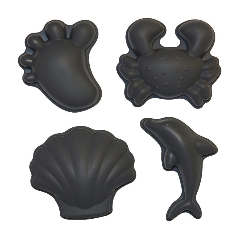 Sand molds silicone anthracite grey | Scrunch