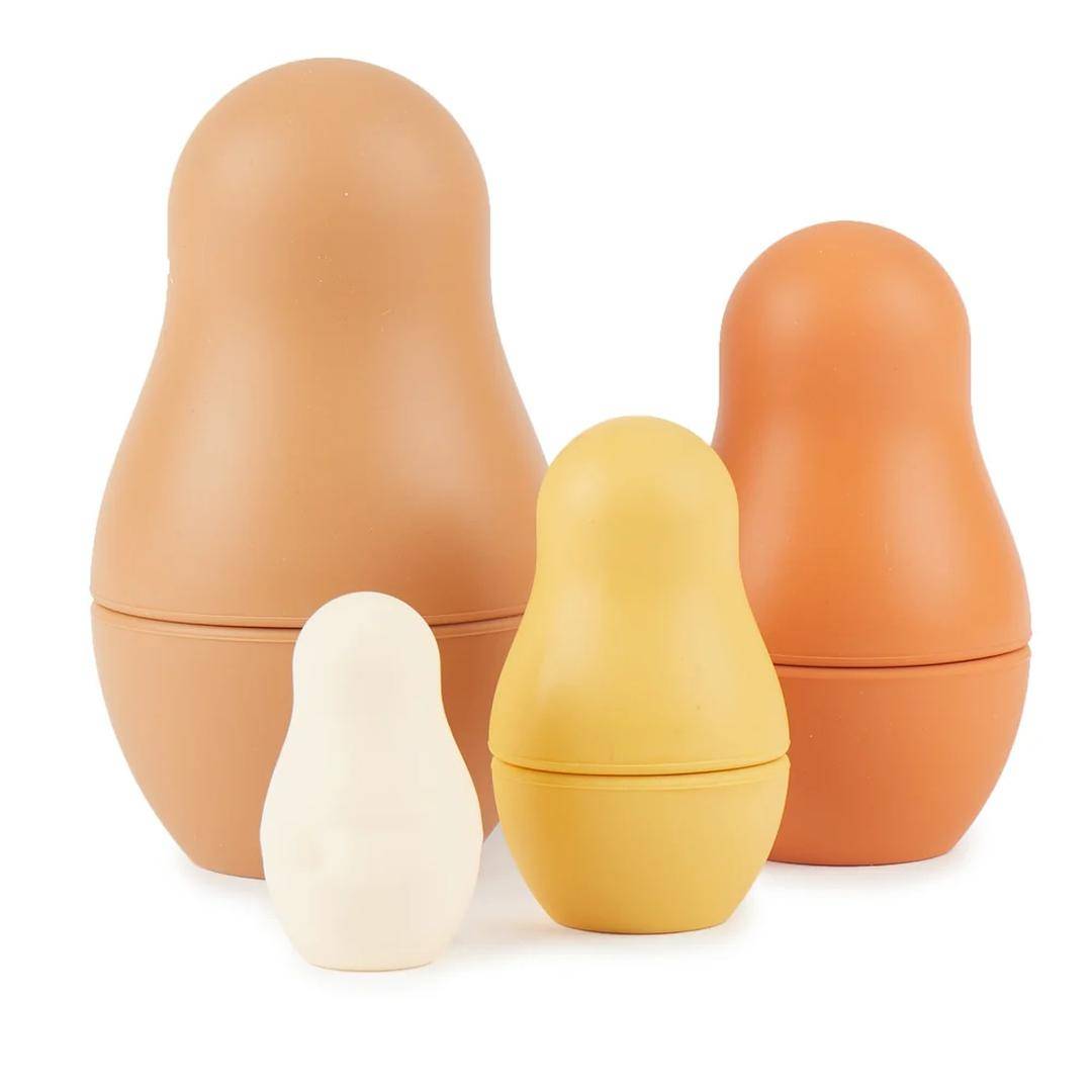 Silikon Matroschka Chocolate Bliss 4-tlg. | Bieco