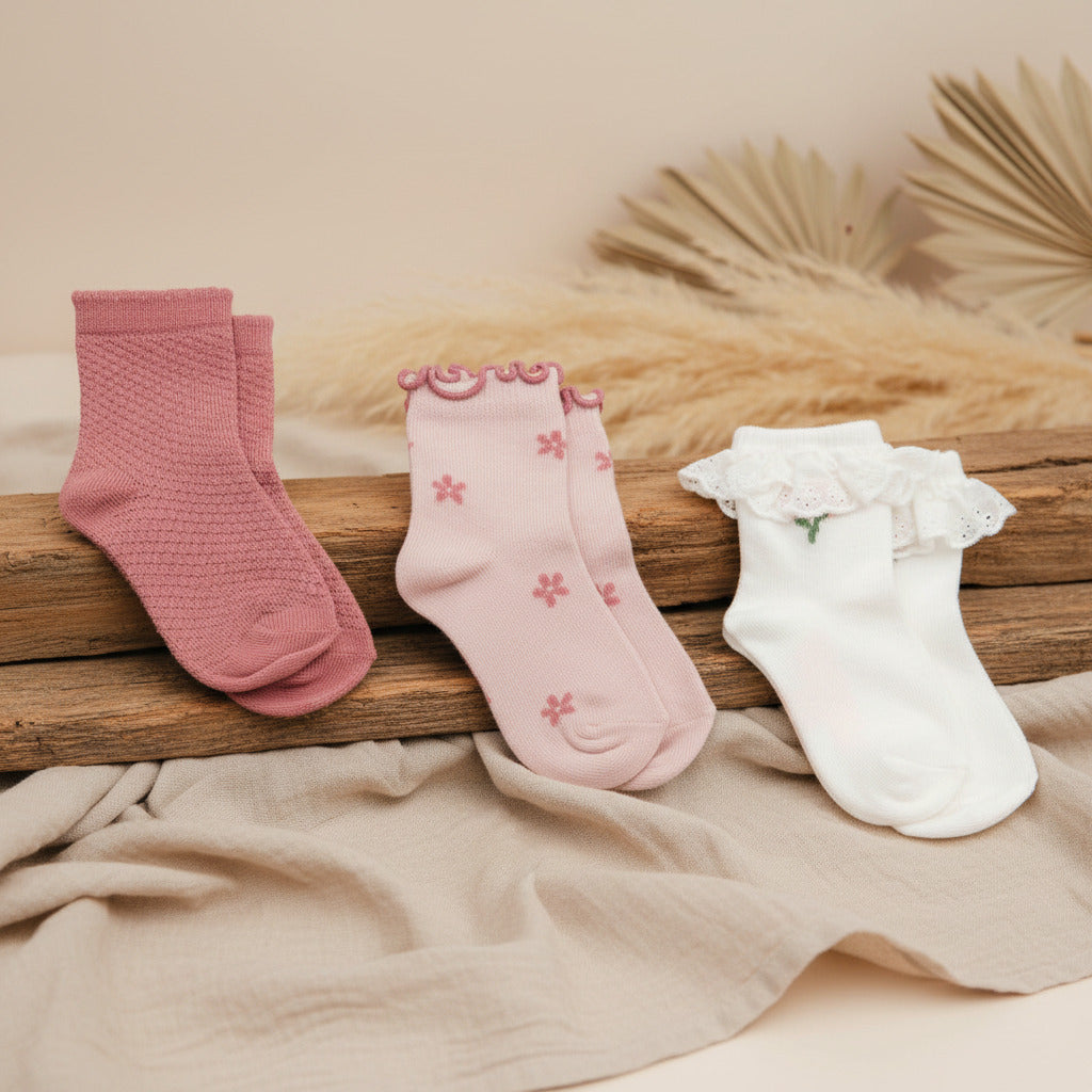 Socken Set mit drei Multi - 20/22 = 1-2 Jahren | Little Dutch