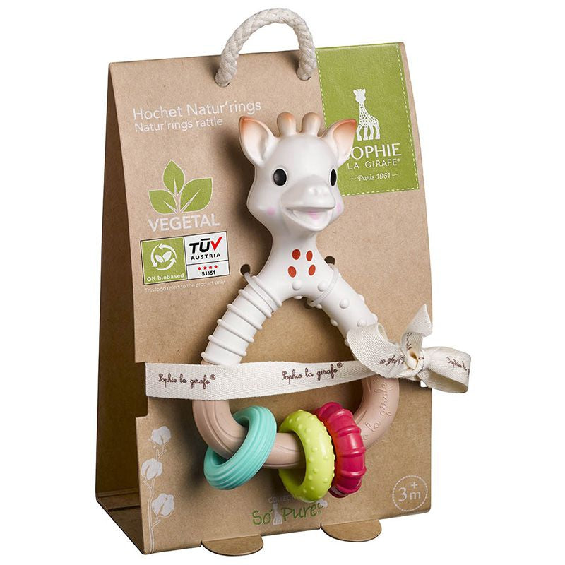 So'Pure Natur'rings Rattle Sophie the giraffe®