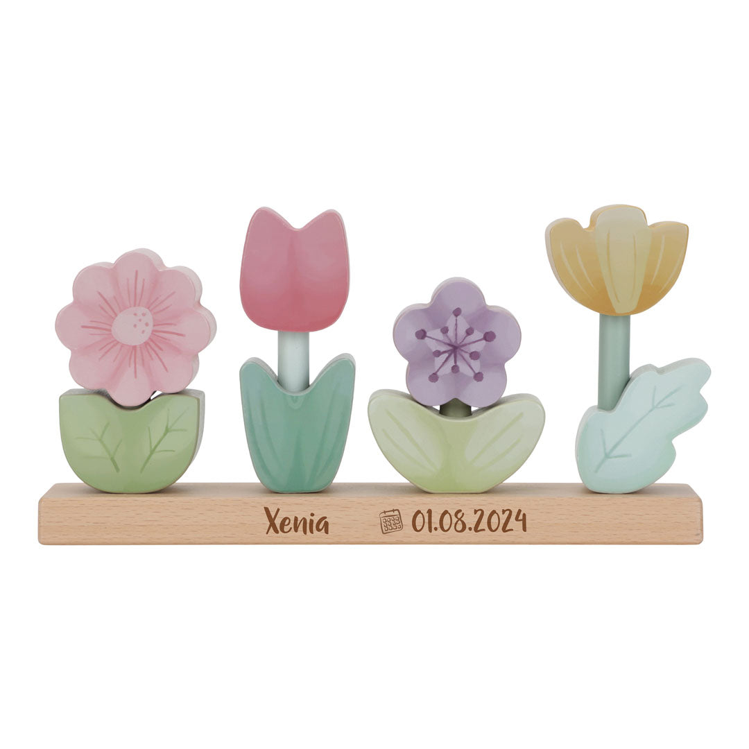Stacking Flowers Fairy Garden "For Birth" | Little Dutch