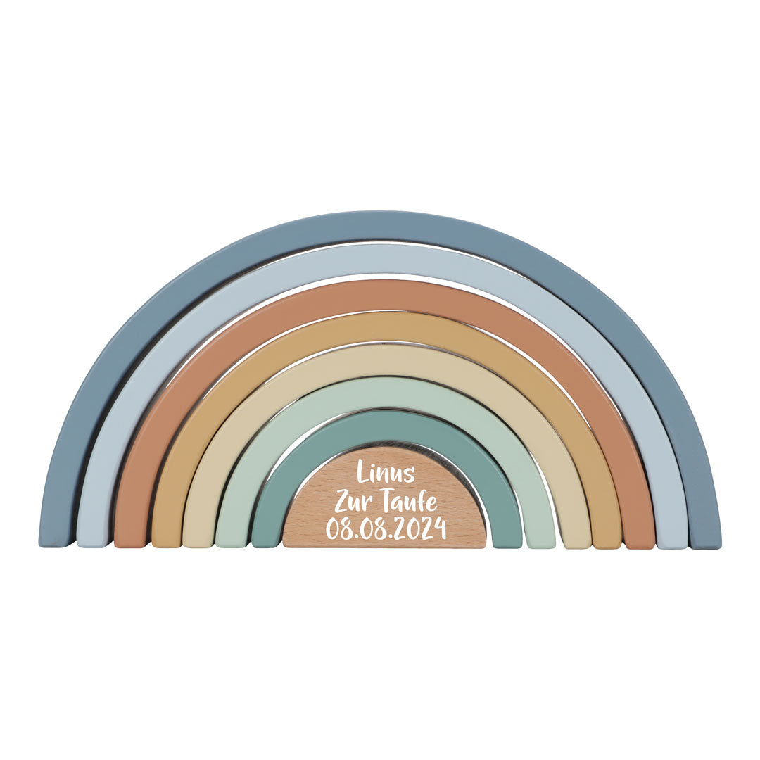 Stapel-Regenbogen Forest Friends "Zur Taufe" | Little Dutch