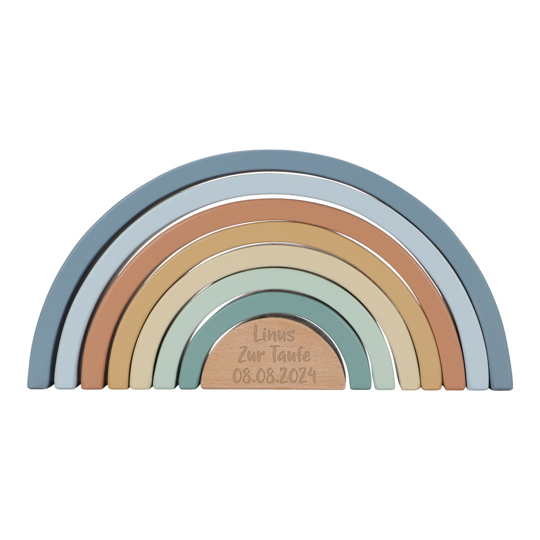 Stapel-Regenbogen Forest Friends "Zur Taufe" | Little Dutch