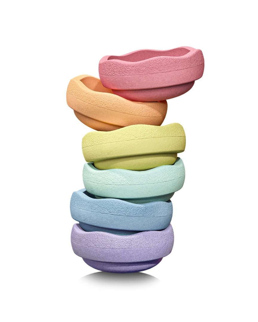 Stapelstein® Original Mini rainbow pastel | Stapelstein