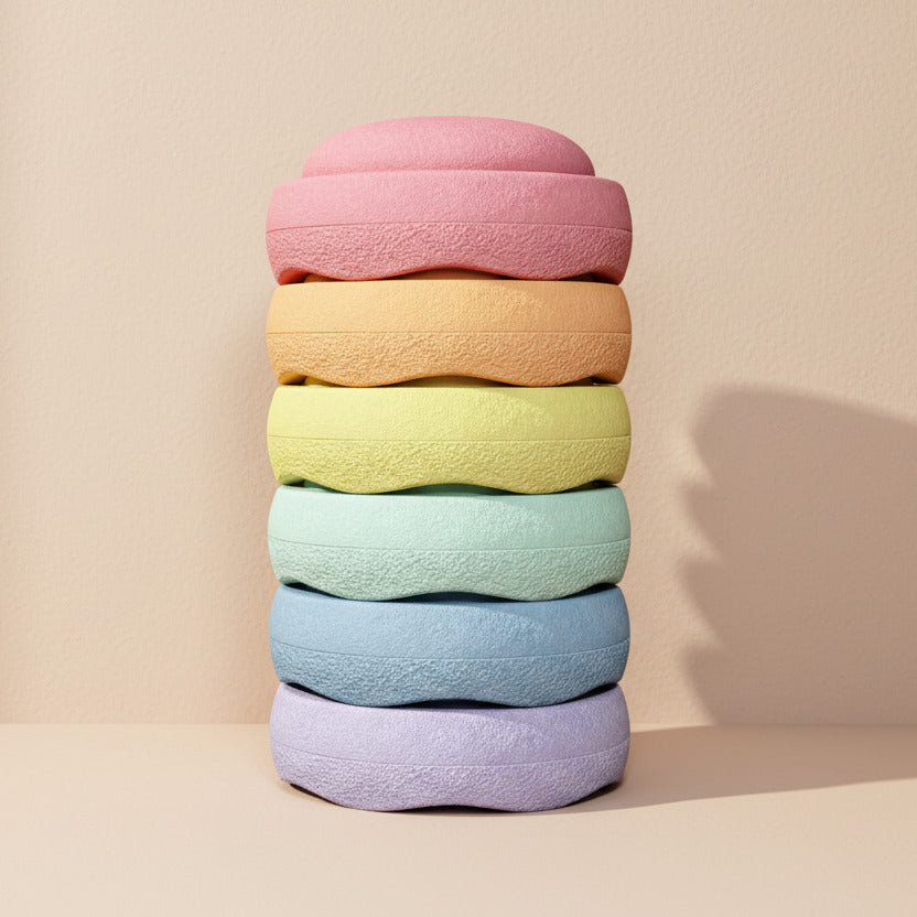 Stapelstein® Original Mini regenboogpastel | Stapelstein