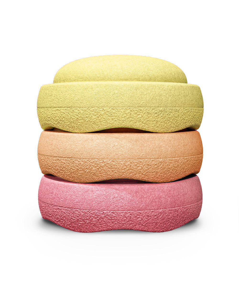 Stapelstein Originele set van 3 warme pastel | Stapelstein