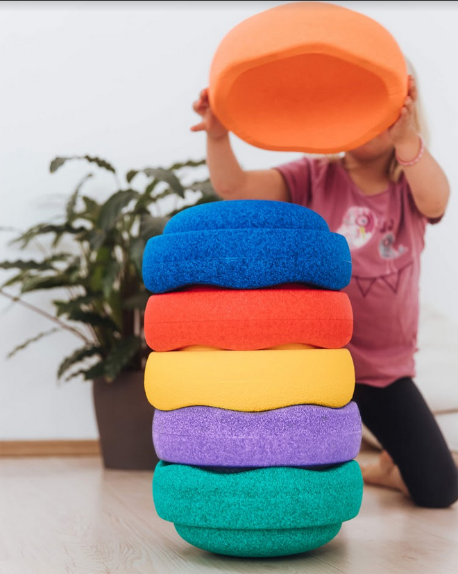 Stapelstein Original 6er Set rainbow classic | Stapelstein