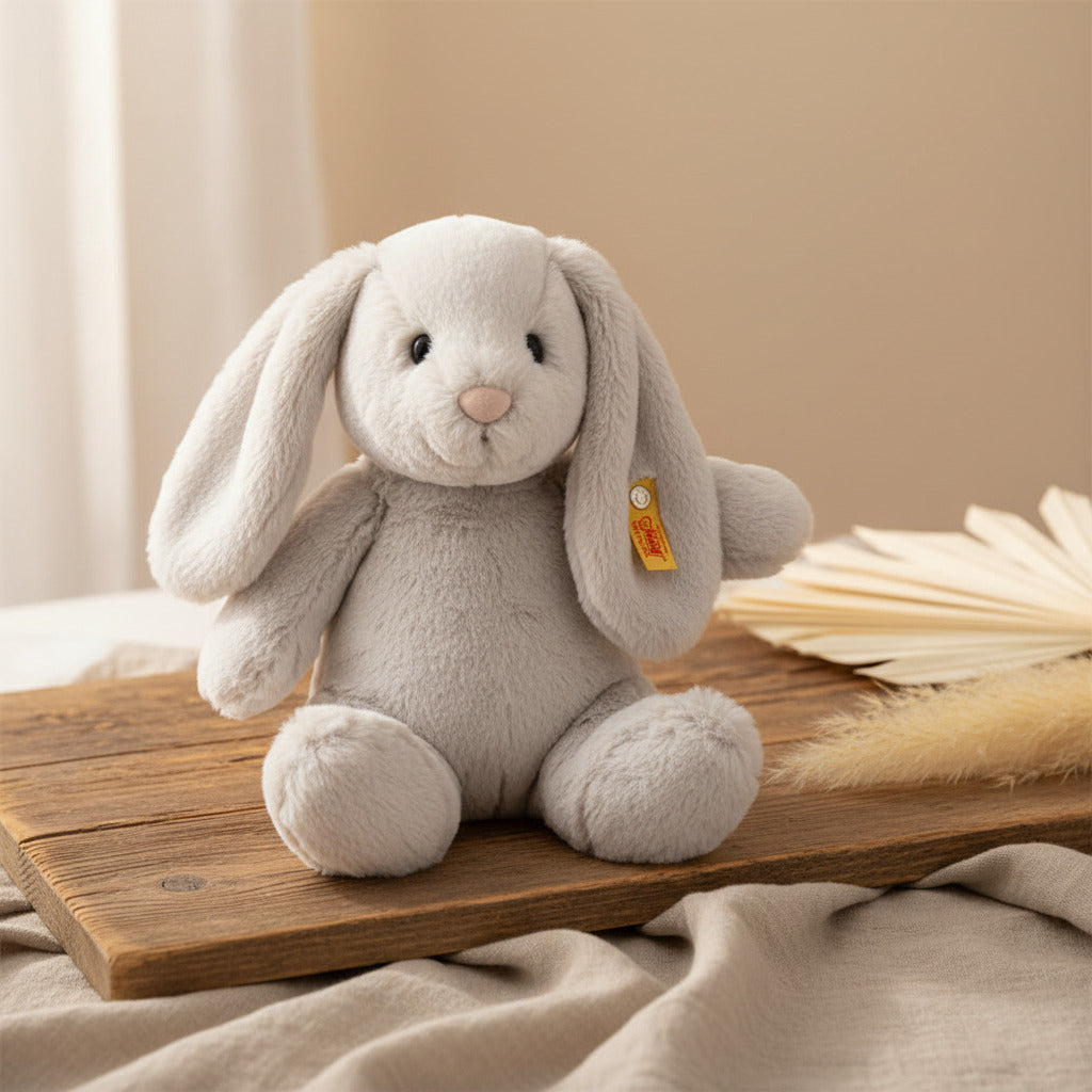 Kuscheltier Hase Hoppie, hellgrau 28 cm | Steiff