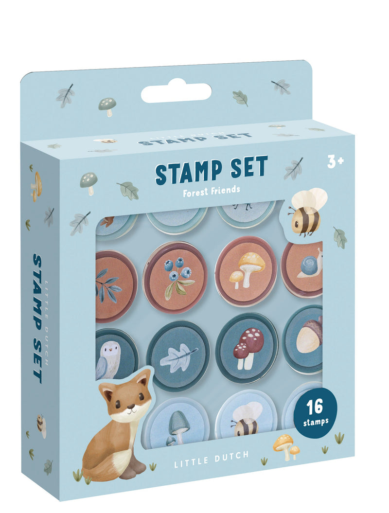 Set de tampons « Les amis de la forêt » | Little Dutch