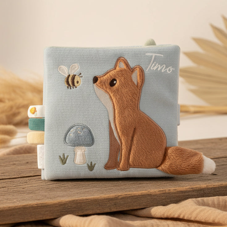 Stoffbuch mit Aktivitäten Forest Friends | Little Dutch