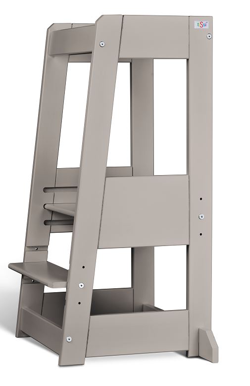 Learning tower Felix - Learning Tower - Stormy Gray | Tissi® by Schmatzepuffer® "personalized"