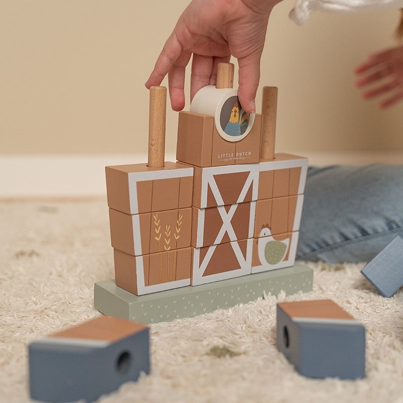 TOP DEAL - Stapelspiel Little Farm | Little Dutch