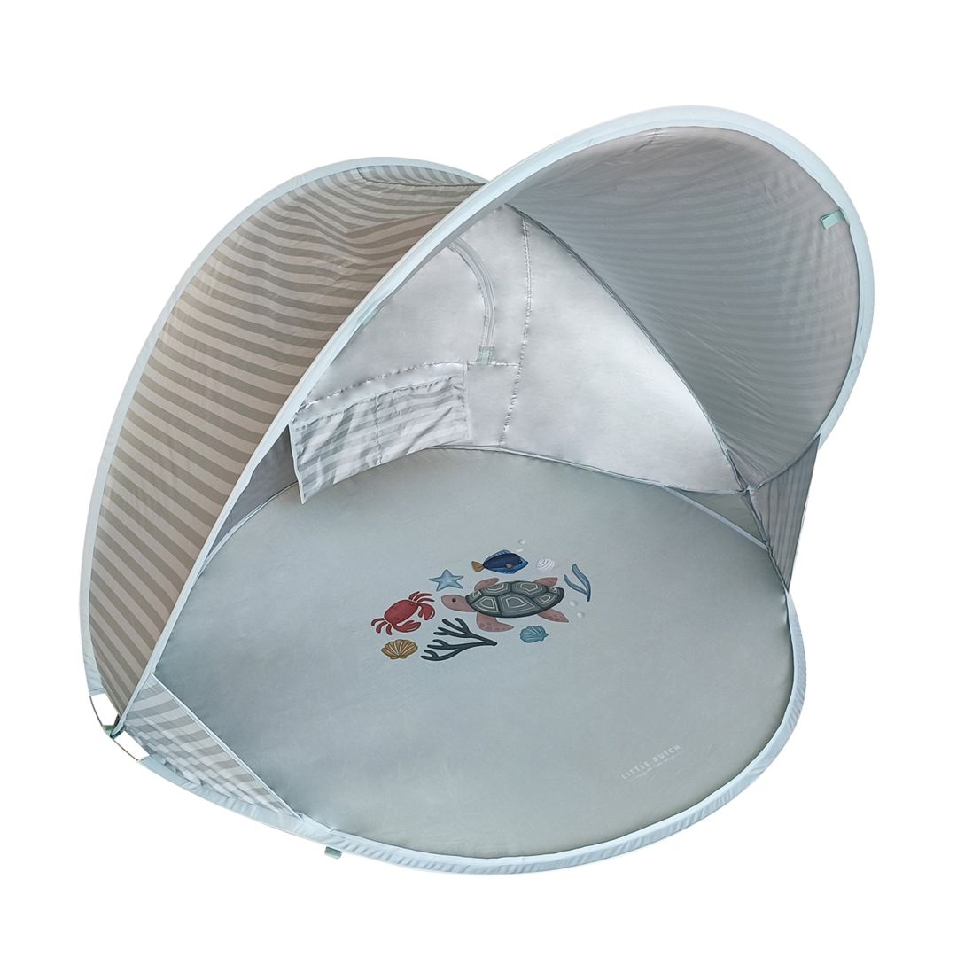 Strandmuschel Pop-Up Strandzelt Fresh Greens | Little Dutch