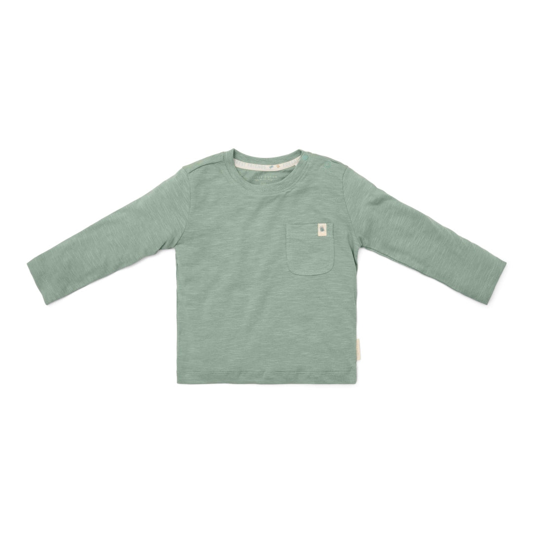 T-Shirt langarm Forest Green | Little Dutch