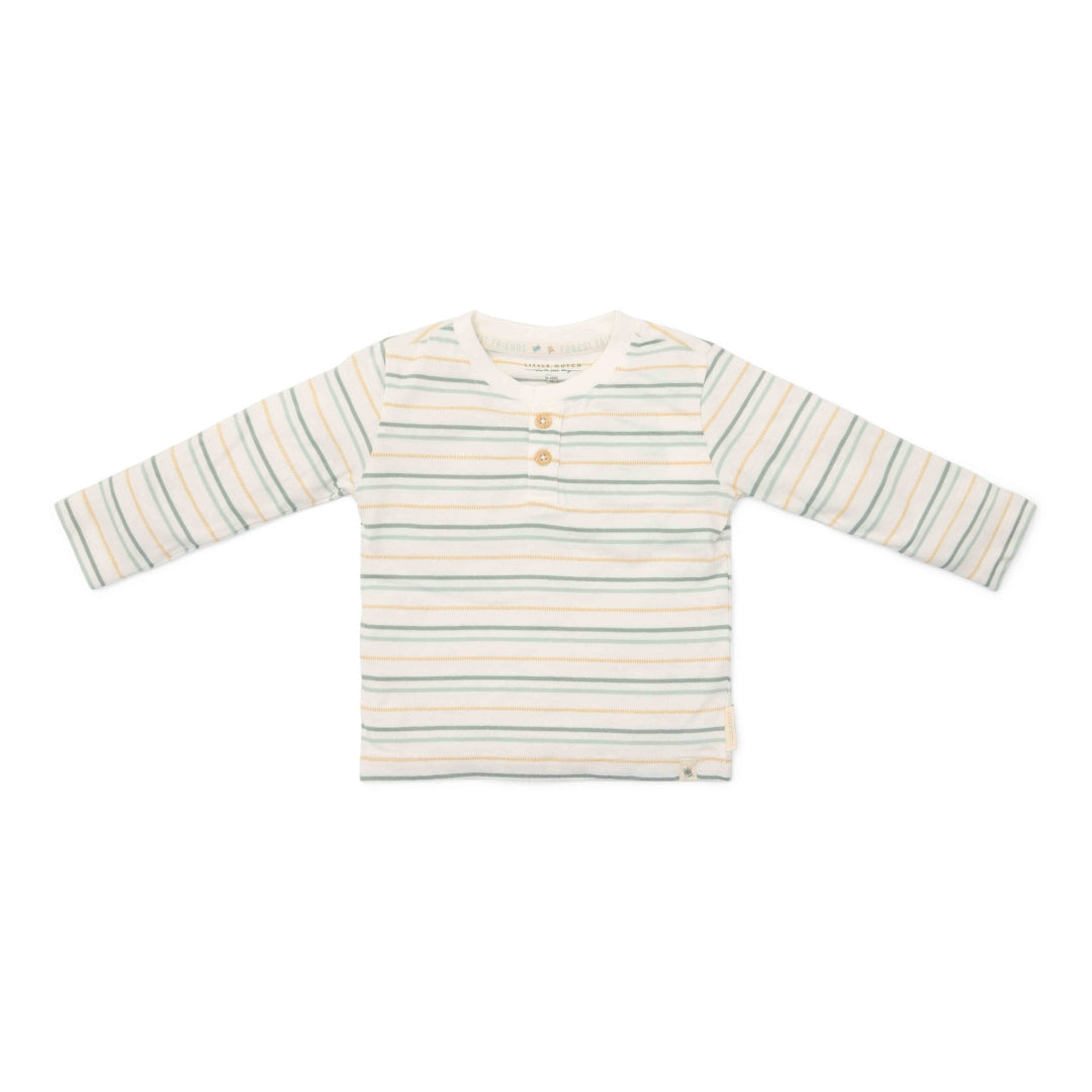 T-Shirt langarm Multi Stripe | Little Dutch