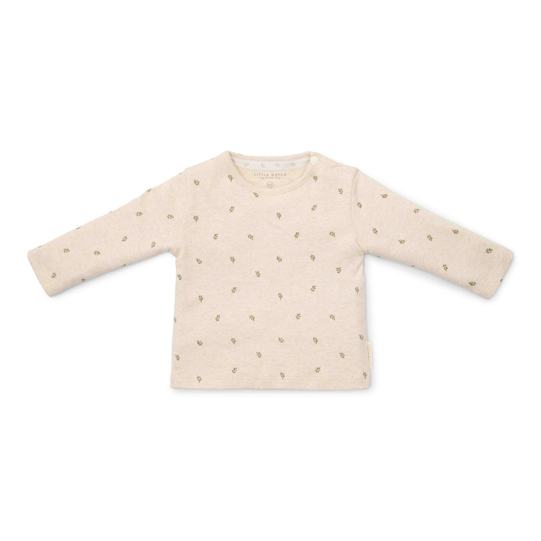T-shirt lange mouw Groene Bladeren - Kleine Boerderij | Little Dutch