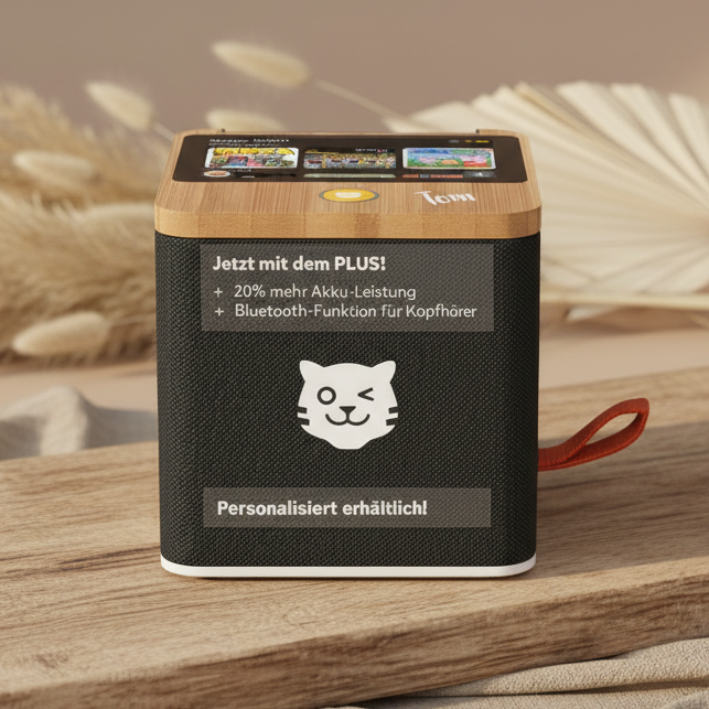 tigerbox TOUCH PLUS black Bluetooth | by Schmatzepuffer® "customizable"