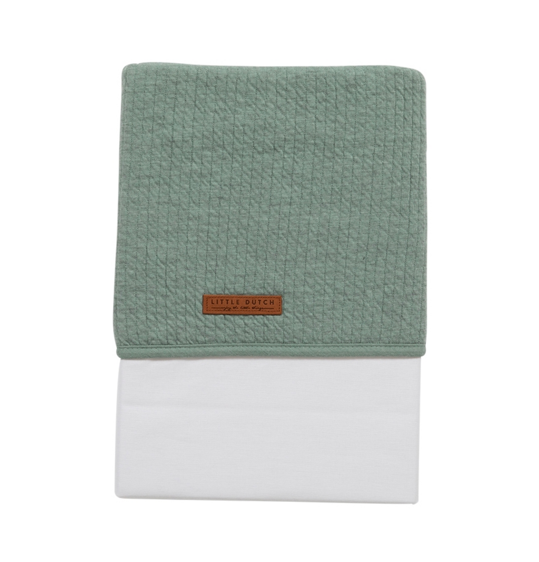Kinderlaken Pure mint 110 x 140 cm | Little Dutch