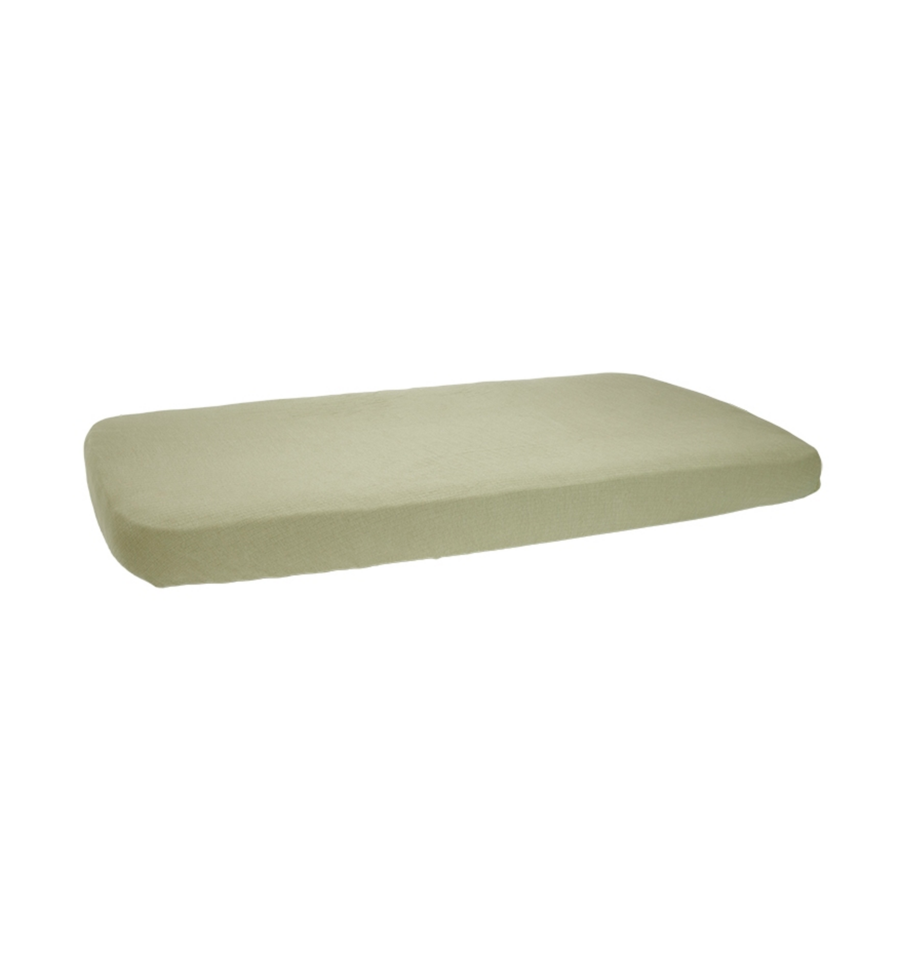 Hoeslaken Pure Olive 70 x 140/150 cm | Little Dutch