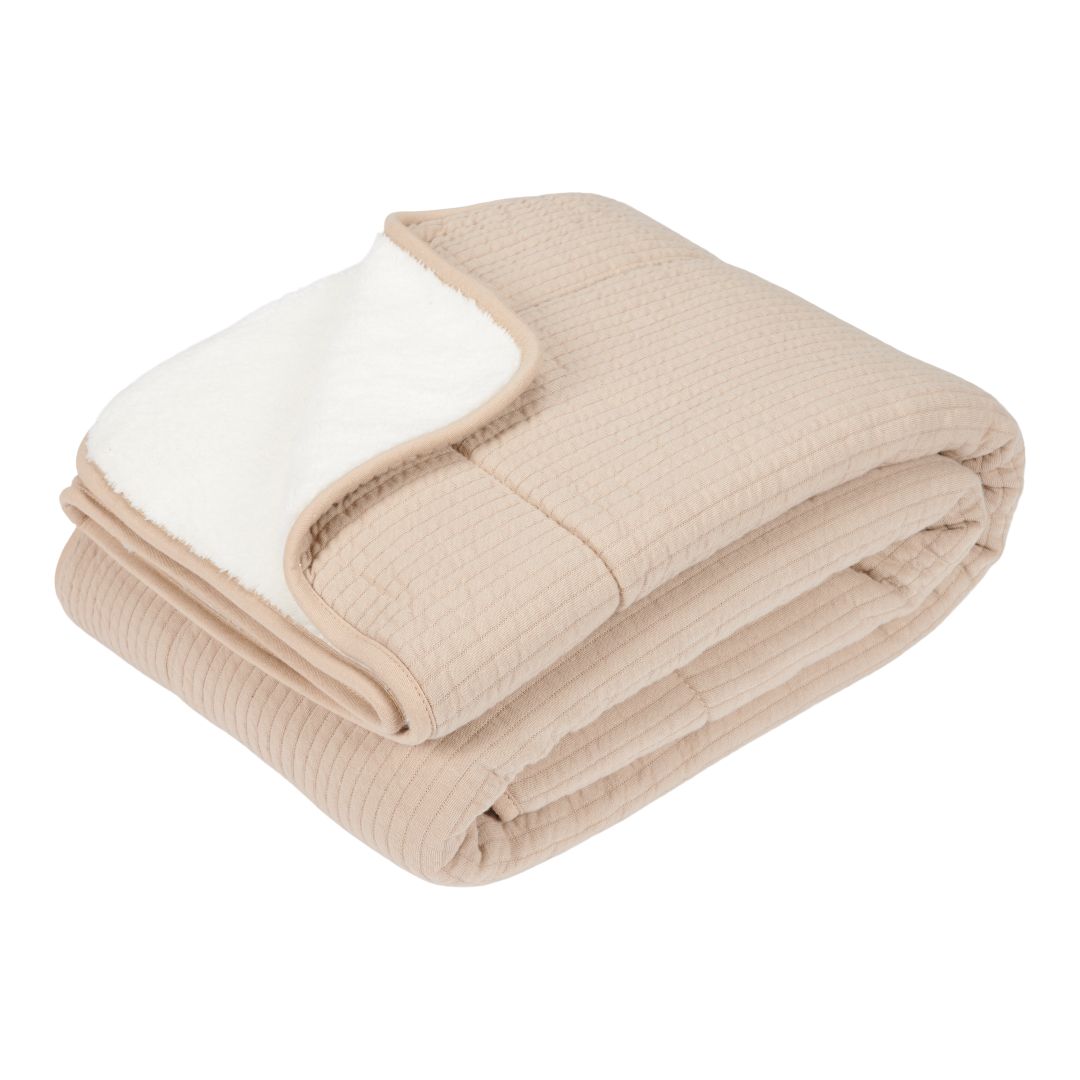 Kinderdekbedovertrek Pure Beige | Little Dutch