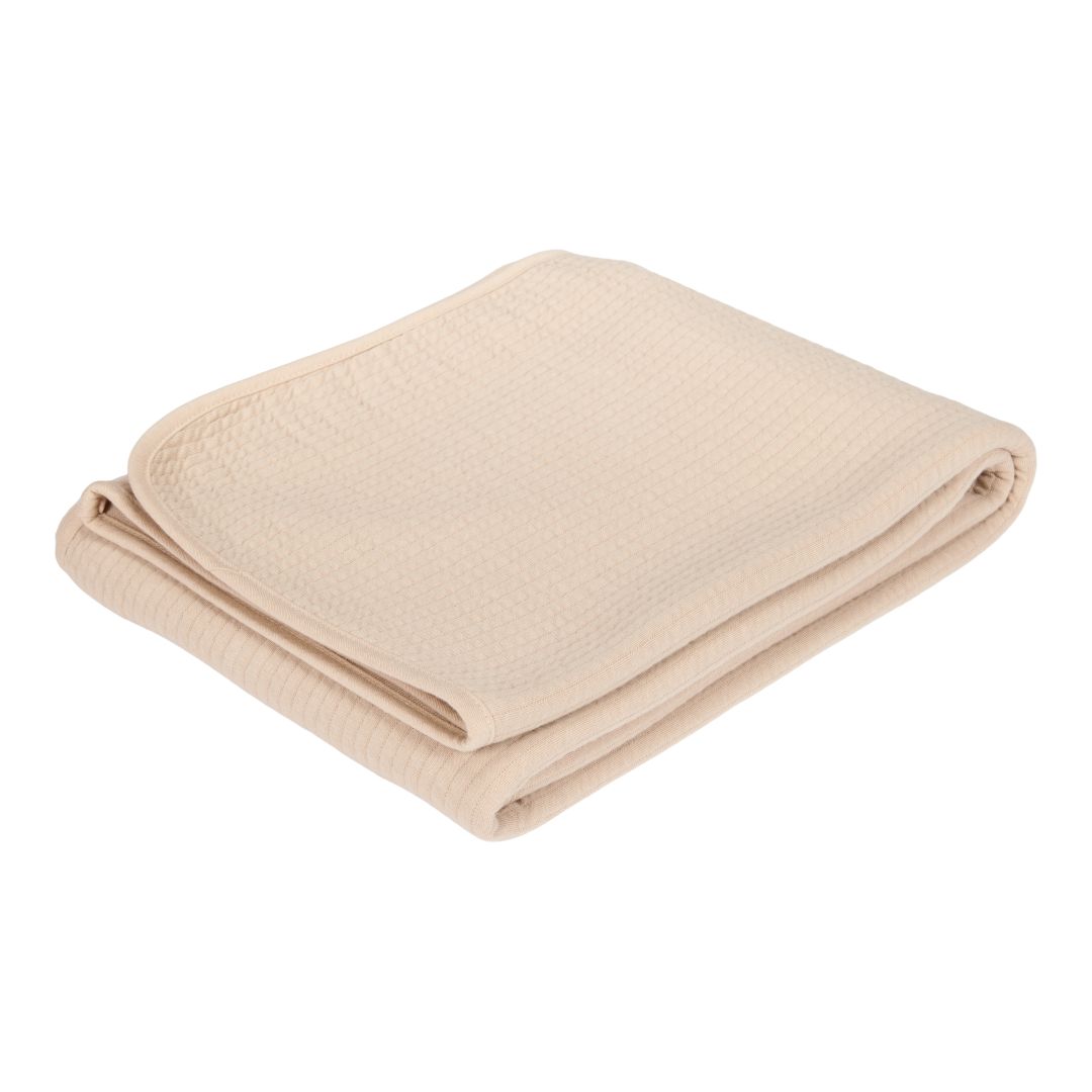 Zomerdeken voor kinderbed Pure Beige | Little Dutch