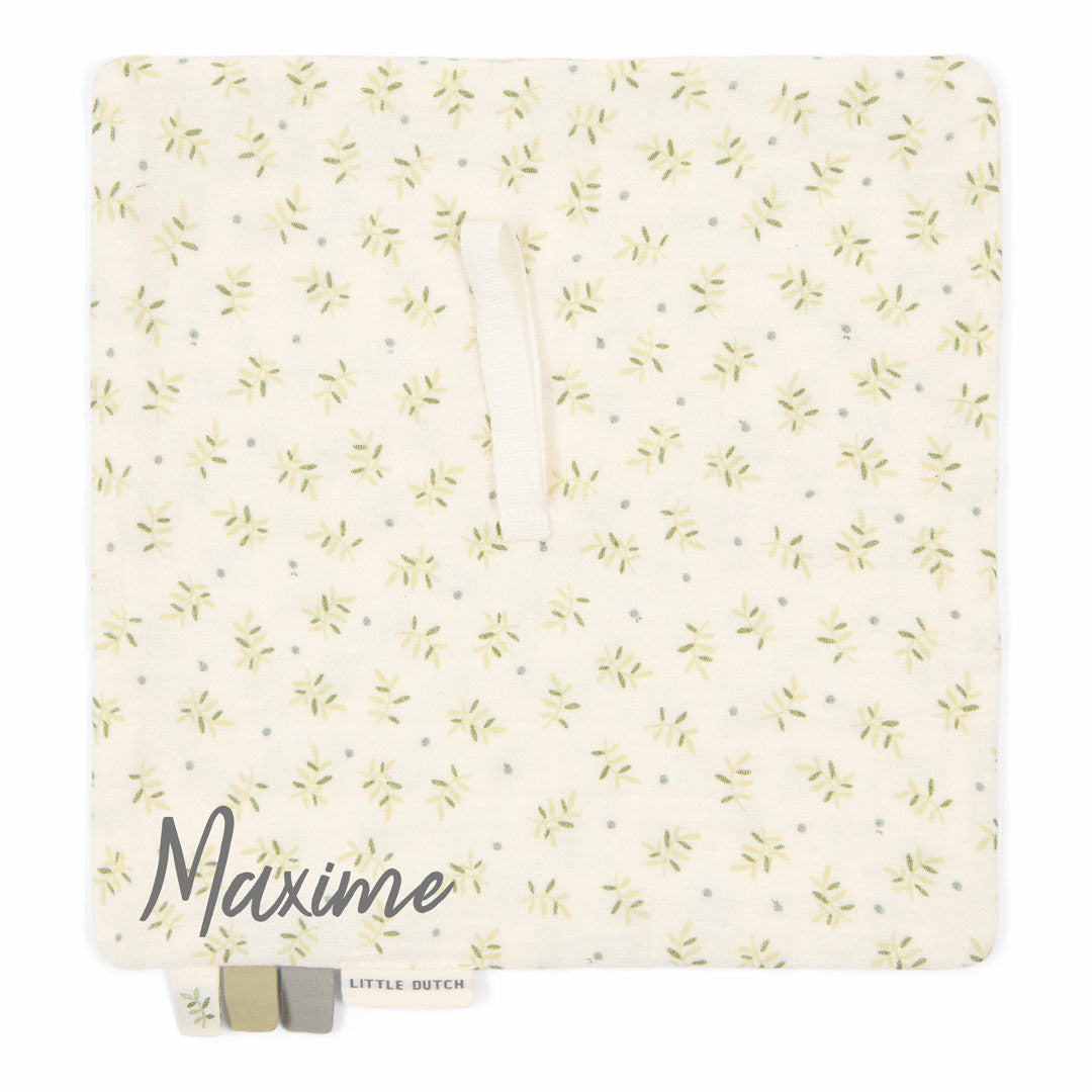 Pacifier cloth muslin Blueberry Leaves | Little Dutch