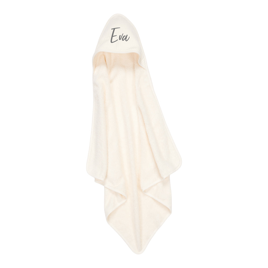 Handdoek met capuchon Pure Soft White | Little Dutch