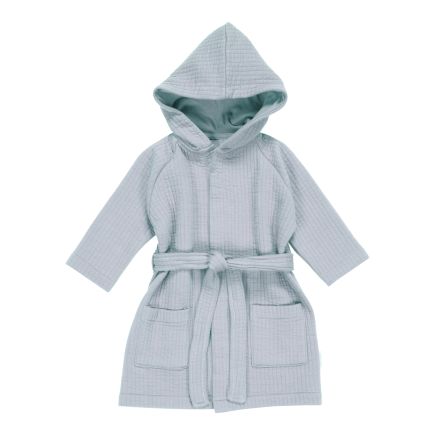 Bathrobe Pure Soft Blue | Little Dutch